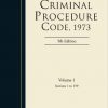 CRIMINAL PROCEDURE CODE, 1973 (Set of 2 Vols.)