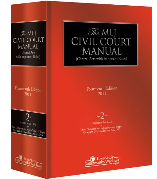 MLJ Civil Court Manual Vol 2