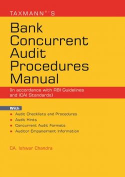 Bank Concurrent Audit Procedures Manual (In accordance with RBI Guidelines and ICAI Standards)