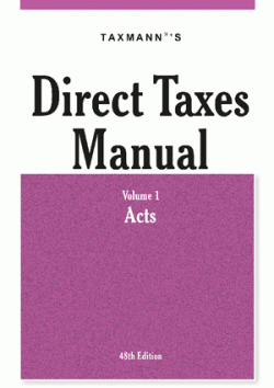 Direct Taxes Manual (Set of 3 Volumes)