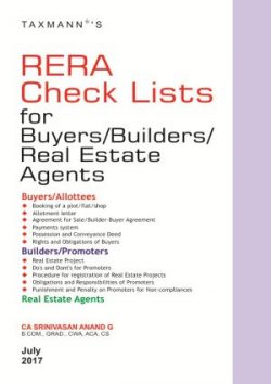 RERA Check Lists for Buyers/Builders/Real Estate Agents, 2017