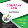 COMPANY LAW (As Per New Syllabus For Dec. 2019 Examination