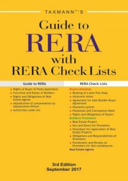 Guide to RERA with RERA Check Lists, 2017