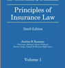 Principles of Insurance Law (Set of 2 Volumes)