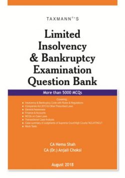 Limited Insolvency & Bankruptcy Examination Question Bank
