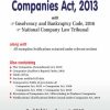 COMPANIES ACT, 2013 with Insolvency and Bankruptcy Code, 2016 & National Company Law Tribunal