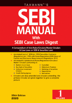 SEBI Manual with SEBI Case Laws Digest