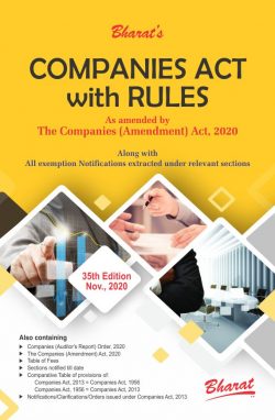 COMPANIES ACT, 2013 with RULES (Pkt edn.)