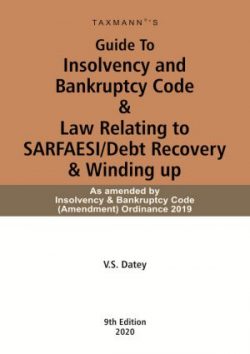 Guide To Insolvency and Bankruptcy Code & Law Relating to SARFAESI/Debt Recovery & Winding u