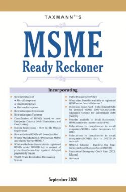MSME Ready Reckoner