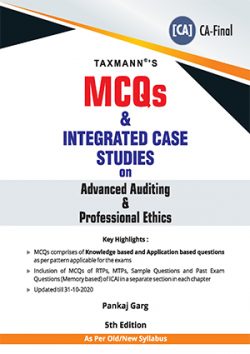 MCQs and Integrated case Studies on Advanced Auditing & Professional Ethics