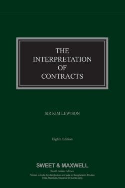 The Interpretation of Contracts (South Asian Edition)