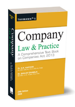 Company Law & Practice   By G.K. Kapoor, Sanjay Dhamija