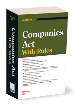 Companies Act with Rules  By Taxmann's Editorial Board