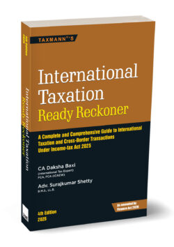 International Taxation Ready Reckoner   By Daksha Baxi, Surajkumar Shetty