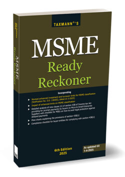 MSME Ready Reckoner   By Taxmann's Editorial Board