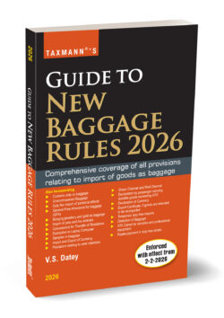 Guide to New Baggage Rules 2026 ,By V.S. Datey