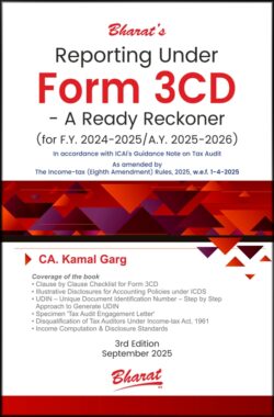 Reporting under FORM 3CD – A READY RECKONER