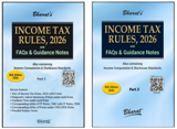 INCOME TAX RULES, 2026 in Part 1 & 2