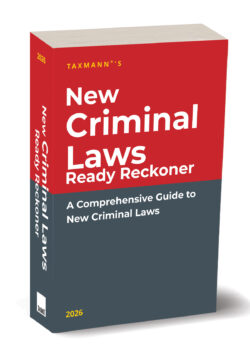 New Criminal Laws Ready Reckoner, By Taxmann's Editorial Board