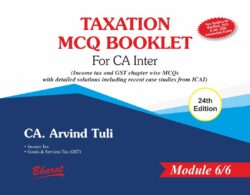 Taxation MCQ Booklet For CA Inter