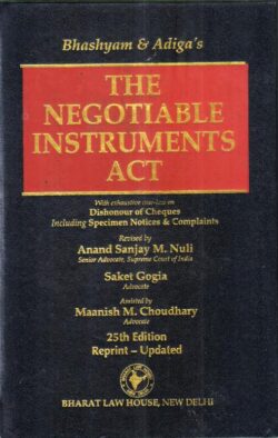 THE NEGOTIABLE INSTRUMENTS ACT
