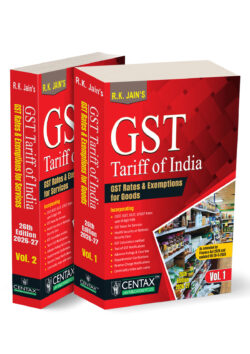 R.K. Jain's GST Tariff of India | 2026-27   By Centax’s Editorial Board