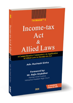 Income-tax Act & Allied Laws   By Ruchesh Sinha