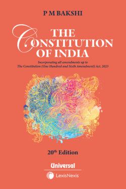 Constitution of India Author : P M Bakshi