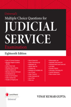 Universal's Multiple Choice Questions for Judicial Service Examination Author : Vinay Kumar Gupta