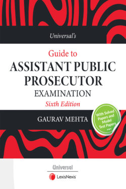 Universals Guide to Assistant Public Prosecutor Examination Author : Gaurav Mehta