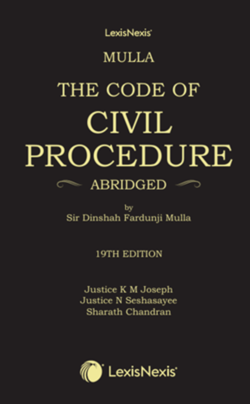 Mulla The Code of Civil Procedure (Abridged) 19 /ed