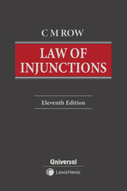 Law of Injunctions Author : C M Row