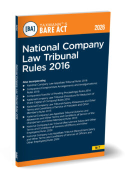 National Company Law Tribunal Rules 2016 – Bare Act   By Taxmann's Editorial Board