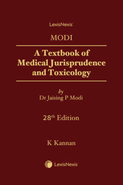 A Textbook of Medical Jurisprudence and Toxicology Author : Modi