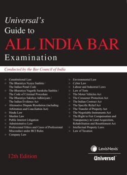Universal’s Guide to All India Bar Examination 12 /ed