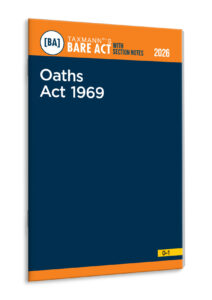 Oaths Act 1969 – Bare Act with Section Notes  By Taxmann's Editorial Board