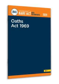 Oaths Act 1969 – Bare Act with Section Notes  By Taxmann's Editorial Board