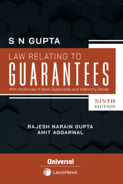 Law Relating to Guarantees Author : S N Gupta