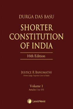 Shorter Constitution of India Author : D D Basu