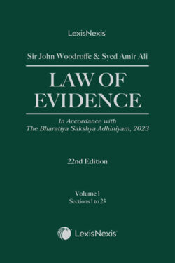 Woodroffe and Amir Ali: Law of Evidence Author : Universal's