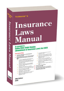 Insurance Laws Manual   By Taxmann's Editorial Board
