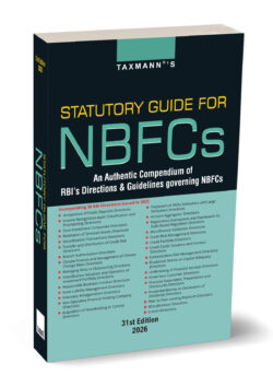 Statutory Guide for NBFCs   By Taxmann's Editorial Board